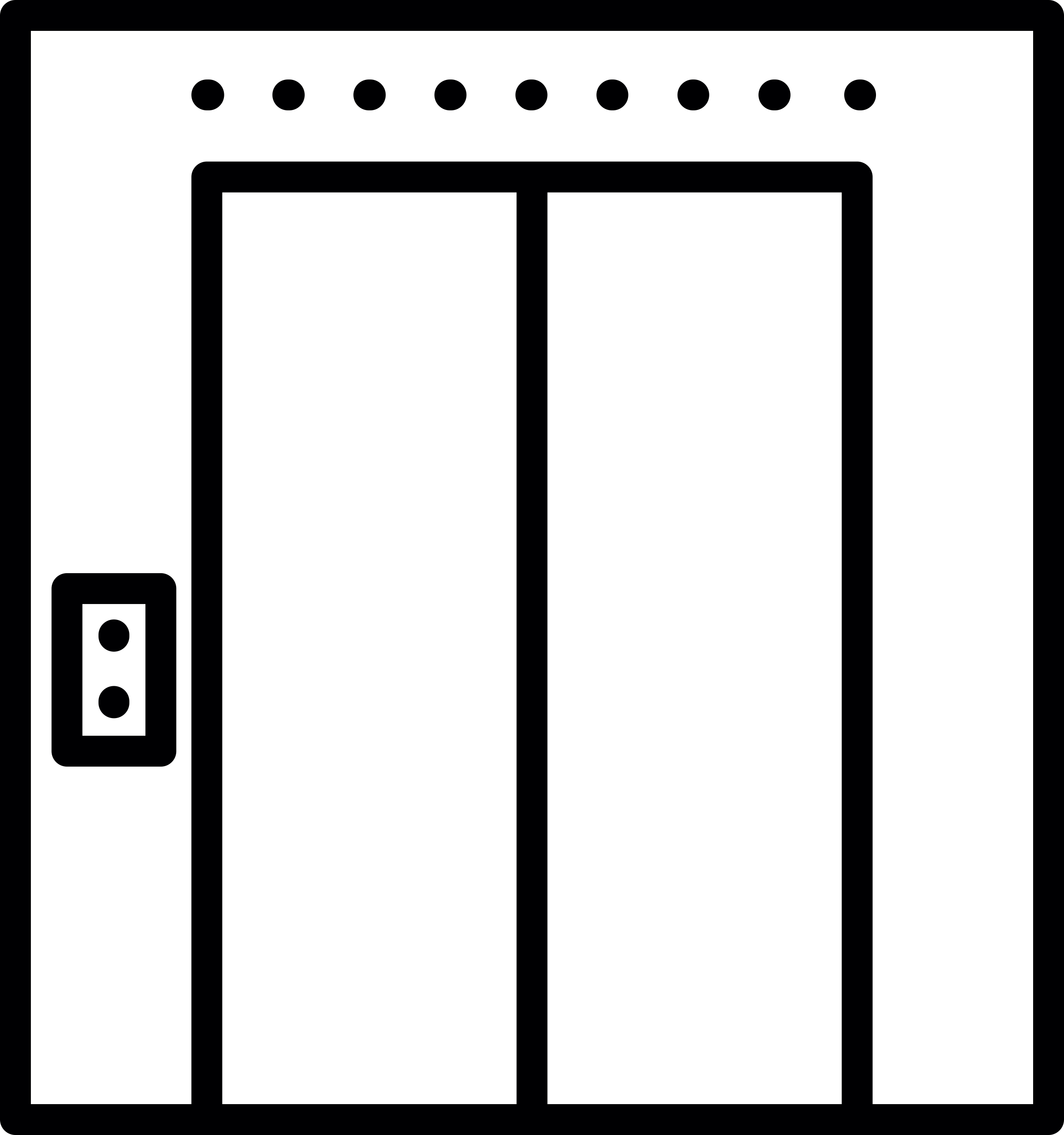 Hotel Elevator Contour Svg Vector Free Vectors
